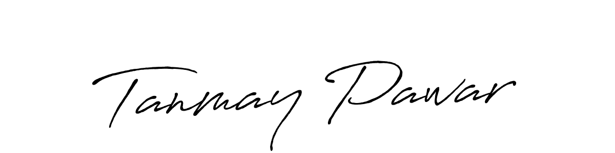 How to make Tanmay Pawar signature? Antro_Vectra_Bolder is a professional autograph style. Create handwritten signature for Tanmay Pawar name. Tanmay Pawar signature style 7 images and pictures png