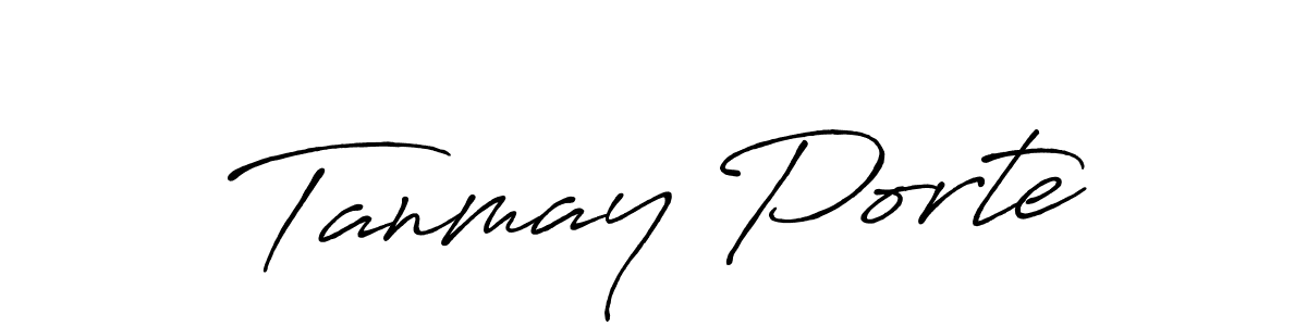 Once you've used our free online signature maker to create your best signature Antro_Vectra_Bolder style, it's time to enjoy all of the benefits that Tanmay Porte name signing documents. Tanmay Porte signature style 7 images and pictures png