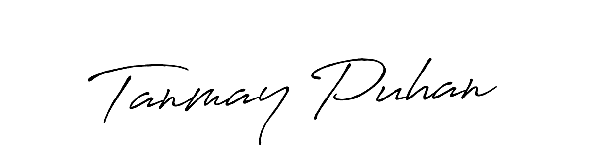 if you are searching for the best signature style for your name Tanmay Puhan. so please give up your signature search. here we have designed multiple signature styles  using Antro_Vectra_Bolder. Tanmay Puhan signature style 7 images and pictures png