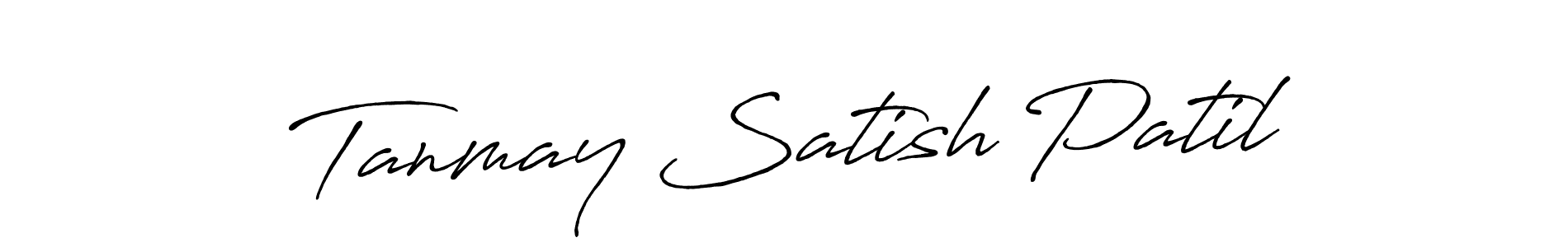 if you are searching for the best signature style for your name Tanmay Satish Patil. so please give up your signature search. here we have designed multiple signature styles  using Antro_Vectra_Bolder. Tanmay Satish Patil signature style 7 images and pictures png