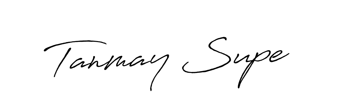 It looks lik you need a new signature style for name Tanmay Supe. Design unique handwritten (Antro_Vectra_Bolder) signature with our free signature maker in just a few clicks. Tanmay Supe signature style 7 images and pictures png