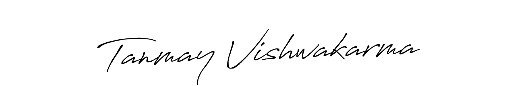Similarly Antro_Vectra_Bolder is the best handwritten signature design. Signature creator online .You can use it as an online autograph creator for name Tanmay Vishwakarma. Tanmay Vishwakarma signature style 7 images and pictures png