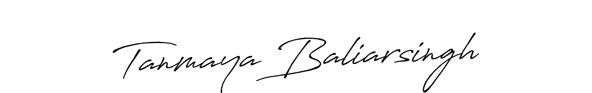 It looks lik you need a new signature style for name Tanmaya Baliarsingh. Design unique handwritten (Antro_Vectra_Bolder) signature with our free signature maker in just a few clicks. Tanmaya Baliarsingh signature style 7 images and pictures png