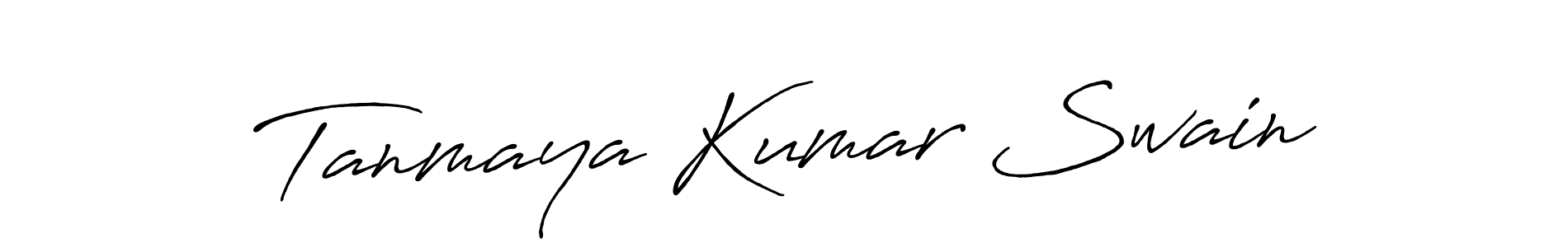 Antro_Vectra_Bolder is a professional signature style that is perfect for those who want to add a touch of class to their signature. It is also a great choice for those who want to make their signature more unique. Get Tanmaya Kumar Swain name to fancy signature for free. Tanmaya Kumar Swain signature style 7 images and pictures png