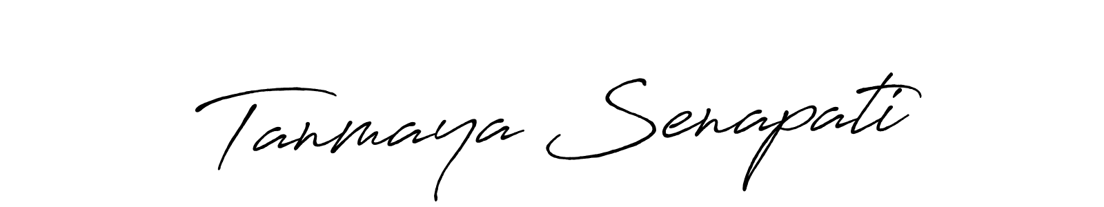 Use a signature maker to create a handwritten signature online. With this signature software, you can design (Antro_Vectra_Bolder) your own signature for name Tanmaya Senapati. Tanmaya Senapati signature style 7 images and pictures png