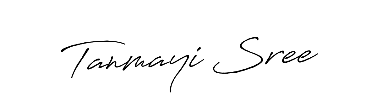 Tanmayi Sree stylish signature style. Best Handwritten Sign (Antro_Vectra_Bolder) for my name. Handwritten Signature Collection Ideas for my name Tanmayi Sree. Tanmayi Sree signature style 7 images and pictures png