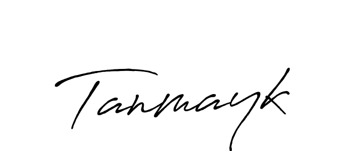 How to make Tanmayk signature? Antro_Vectra_Bolder is a professional autograph style. Create handwritten signature for Tanmayk name. Tanmayk signature style 7 images and pictures png