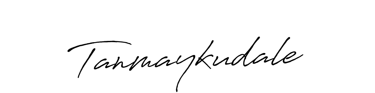 Create a beautiful signature design for name Tanmaykudale. With this signature (Antro_Vectra_Bolder) fonts, you can make a handwritten signature for free. Tanmaykudale signature style 7 images and pictures png