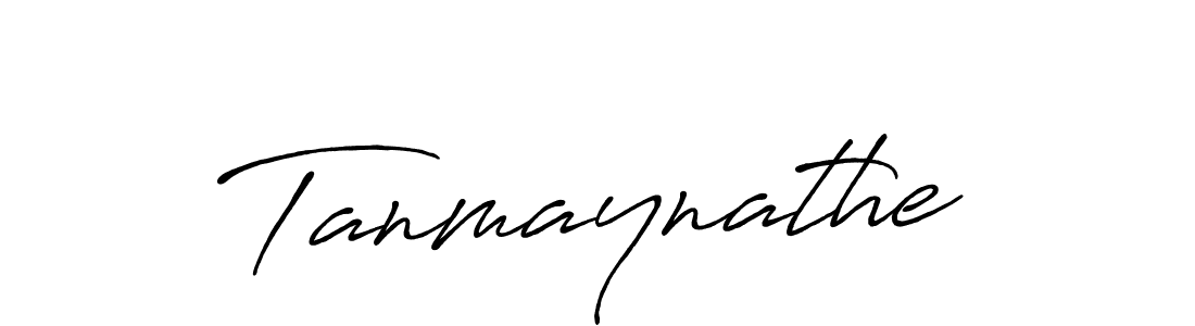 Use a signature maker to create a handwritten signature online. With this signature software, you can design (Antro_Vectra_Bolder) your own signature for name Tanmaynathe. Tanmaynathe signature style 7 images and pictures png
