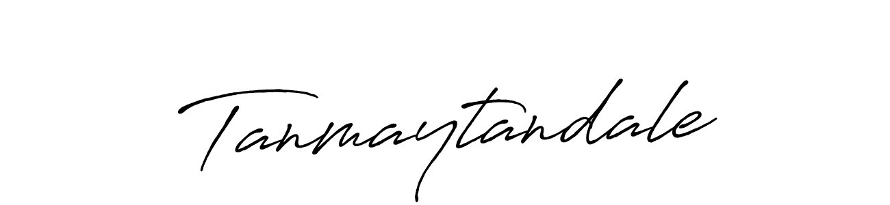 How to make Tanmaytandale name signature. Use Antro_Vectra_Bolder style for creating short signs online. This is the latest handwritten sign. Tanmaytandale signature style 7 images and pictures png