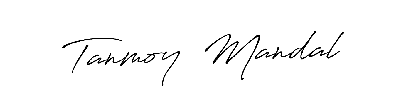 if you are searching for the best signature style for your name Tanmoy  Mandal. so please give up your signature search. here we have designed multiple signature styles  using Antro_Vectra_Bolder. Tanmoy  Mandal signature style 7 images and pictures png