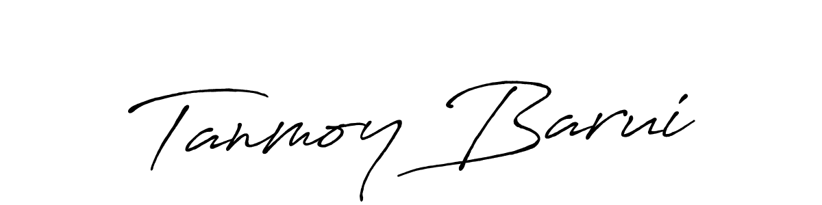 Use a signature maker to create a handwritten signature online. With this signature software, you can design (Antro_Vectra_Bolder) your own signature for name Tanmoy Barui. Tanmoy Barui signature style 7 images and pictures png