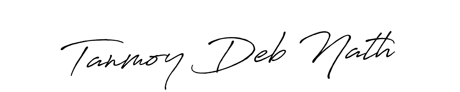 Use a signature maker to create a handwritten signature online. With this signature software, you can design (Antro_Vectra_Bolder) your own signature for name Tanmoy Deb Nath. Tanmoy Deb Nath signature style 7 images and pictures png