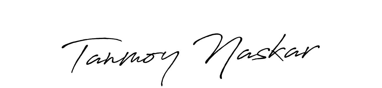Make a beautiful signature design for name Tanmoy Naskar. With this signature (Antro_Vectra_Bolder) style, you can create a handwritten signature for free. Tanmoy Naskar signature style 7 images and pictures png