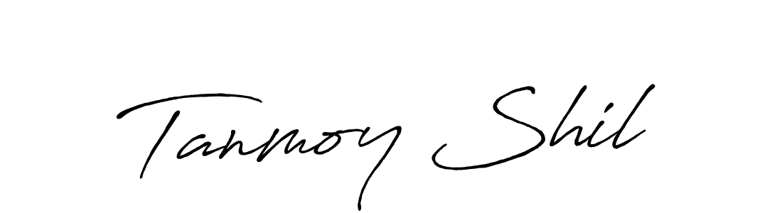 How to make Tanmoy Shil signature? Antro_Vectra_Bolder is a professional autograph style. Create handwritten signature for Tanmoy Shil name. Tanmoy Shil signature style 7 images and pictures png