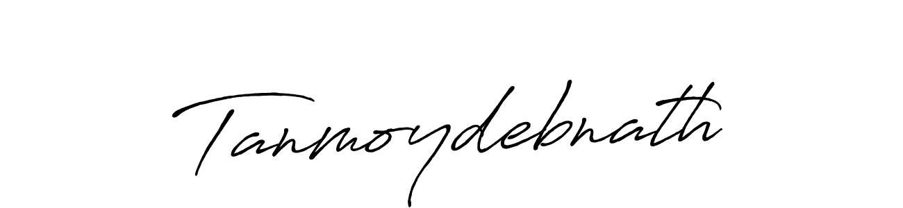 Create a beautiful signature design for name Tanmoydebnath. With this signature (Antro_Vectra_Bolder) fonts, you can make a handwritten signature for free. Tanmoydebnath signature style 7 images and pictures png