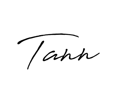 How to make Tann name signature. Use Antro_Vectra_Bolder style for creating short signs online. This is the latest handwritten sign. Tann signature style 7 images and pictures png