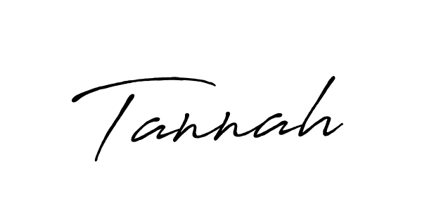 Create a beautiful signature design for name Tannah. With this signature (Antro_Vectra_Bolder) fonts, you can make a handwritten signature for free. Tannah signature style 7 images and pictures png