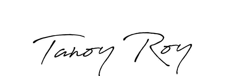 Create a beautiful signature design for name Tanoy Roy. With this signature (Antro_Vectra_Bolder) fonts, you can make a handwritten signature for free. Tanoy Roy signature style 7 images and pictures png