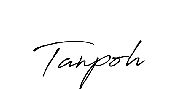 The best way (Antro_Vectra_Bolder) to make a short signature is to pick only two or three words in your name. The name Tanpoh include a total of six letters. For converting this name. Tanpoh signature style 7 images and pictures png