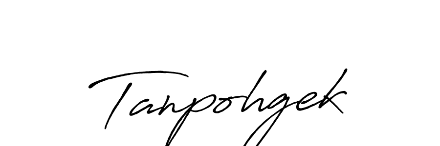 Antro_Vectra_Bolder is a professional signature style that is perfect for those who want to add a touch of class to their signature. It is also a great choice for those who want to make their signature more unique. Get Tanpohgek name to fancy signature for free. Tanpohgek signature style 7 images and pictures png