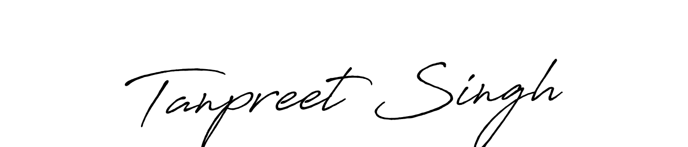 Also You can easily find your signature by using the search form. We will create Tanpreet Singh name handwritten signature images for you free of cost using Antro_Vectra_Bolder sign style. Tanpreet Singh signature style 7 images and pictures png