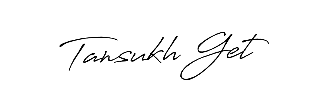How to make Tansukh Get signature? Antro_Vectra_Bolder is a professional autograph style. Create handwritten signature for Tansukh Get name. Tansukh Get signature style 7 images and pictures png
