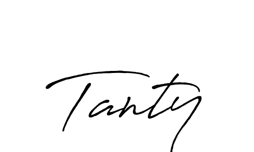 Antro_Vectra_Bolder is a professional signature style that is perfect for those who want to add a touch of class to their signature. It is also a great choice for those who want to make their signature more unique. Get Tanty name to fancy signature for free. Tanty signature style 7 images and pictures png