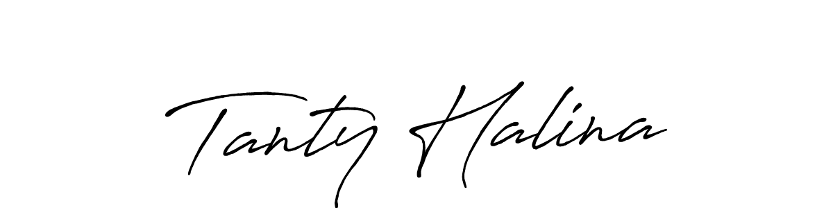 You can use this online signature creator to create a handwritten signature for the name Tanty Halina. This is the best online autograph maker. Tanty Halina signature style 7 images and pictures png