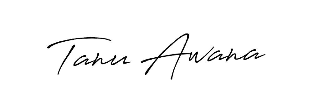 It looks lik you need a new signature style for name Tanu Awana. Design unique handwritten (Antro_Vectra_Bolder) signature with our free signature maker in just a few clicks. Tanu Awana signature style 7 images and pictures png