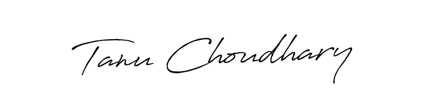 This is the best signature style for the Tanu Choudhary name. Also you like these signature font (Antro_Vectra_Bolder). Mix name signature. Tanu Choudhary signature style 7 images and pictures png