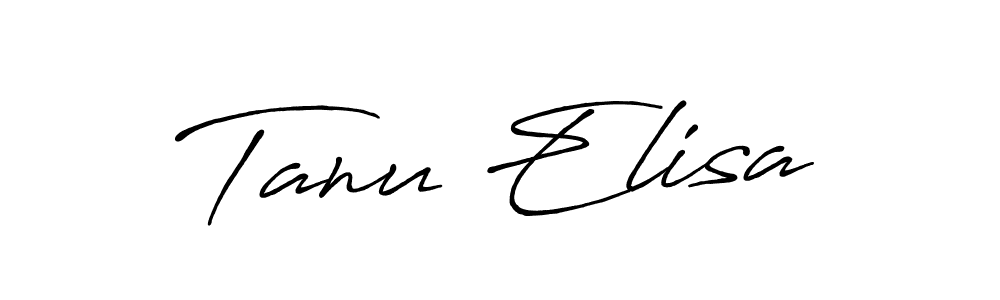 Here are the top 10 professional signature styles for the name Tanu Elisa. These are the best autograph styles you can use for your name. Tanu Elisa signature style 7 images and pictures png