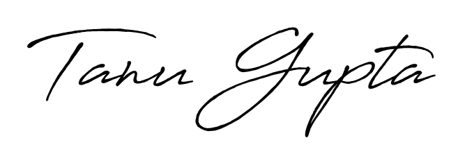 A classic penmanship look for Tanu Gupta. The Antro_Vectra_Bolder font brings timeless elegance and confidence to every signed document. Tanu Gupta signature style 7 images and pictures png
