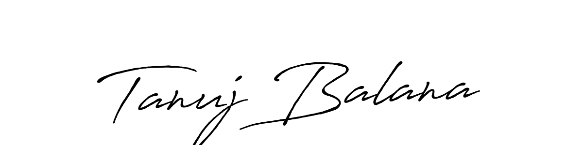 Similarly Antro_Vectra_Bolder is the best handwritten signature design. Signature creator online .You can use it as an online autograph creator for name Tanuj Balana. Tanuj Balana signature style 7 images and pictures png