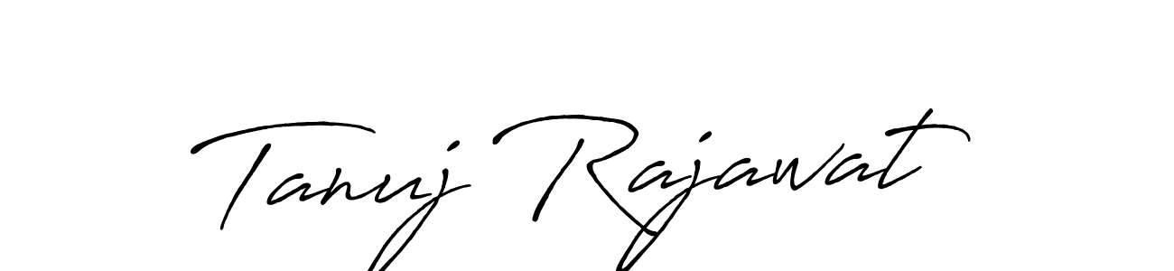 The best way (Antro_Vectra_Bolder) to make a short signature is to pick only two or three words in your name. The name Tanuj Rajawat include a total of six letters. For converting this name. Tanuj Rajawat signature style 7 images and pictures png