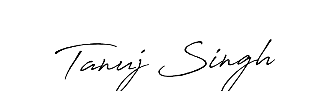 How to Draw Tanuj Singh signature style? Antro_Vectra_Bolder is a latest design signature styles for name Tanuj Singh. Tanuj Singh signature style 7 images and pictures png