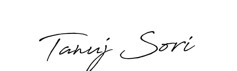 Also we have Tanuj Sori name is the best signature style. Create professional handwritten signature collection using Antro_Vectra_Bolder autograph style. Tanuj Sori signature style 7 images and pictures png