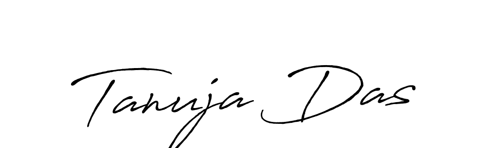 The best way (Antro_Vectra_Bolder) to make a short signature is to pick only two or three words in your name. The name Tanuja Das include a total of six letters. For converting this name. Tanuja Das signature style 7 images and pictures png