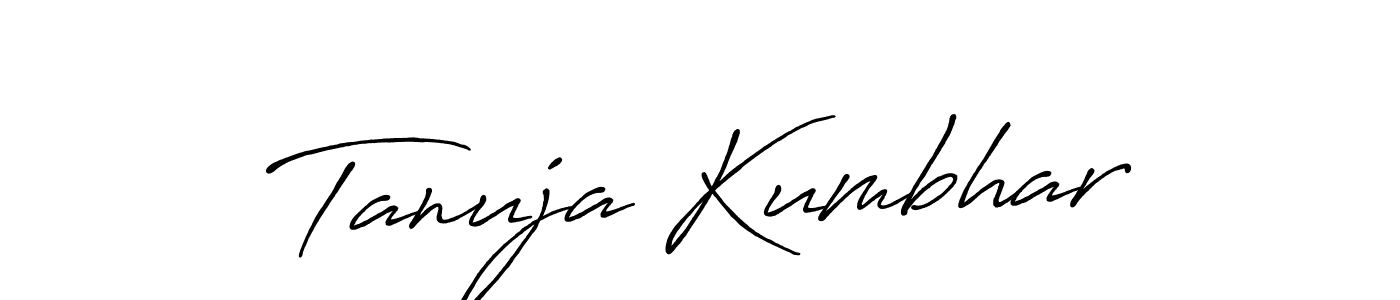 You can use this online signature creator to create a handwritten signature for the name Tanuja Kumbhar. This is the best online autograph maker. Tanuja Kumbhar signature style 7 images and pictures png
