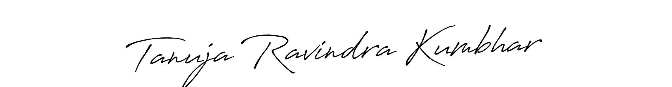 Make a short Tanuja Ravindra Kumbhar signature style. Manage your documents anywhere anytime using Antro_Vectra_Bolder. Create and add eSignatures, submit forms, share and send files easily. Tanuja Ravindra Kumbhar signature style 7 images and pictures png