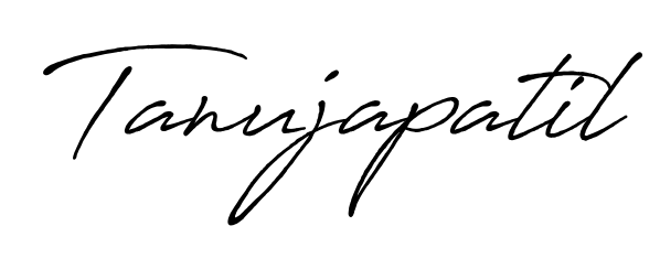 You should practise on your own different ways (Antro_Vectra_Bolder) to write your name (Tanujapatil) in signature. Don't let someone else do it for you. Tanujapatil signature style 7 images and pictures png