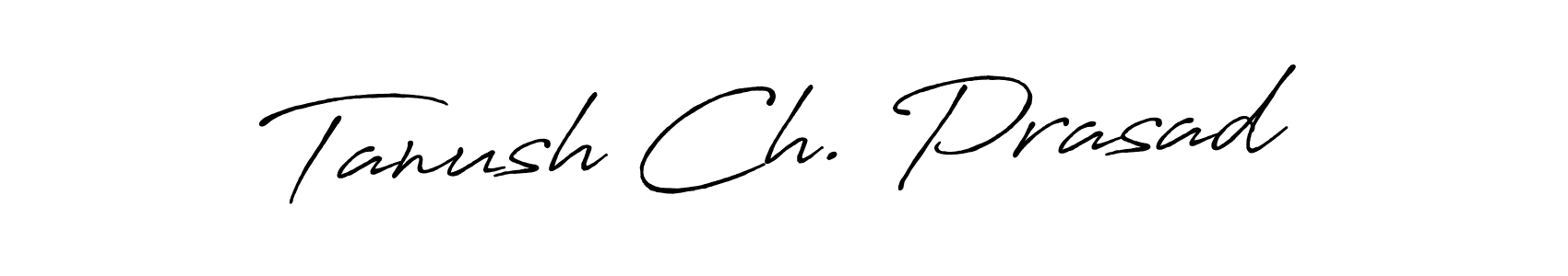 Similarly Antro_Vectra_Bolder is the best handwritten signature design. Signature creator online .You can use it as an online autograph creator for name Tanush Ch. Prasad. Tanush Ch. Prasad signature style 7 images and pictures png