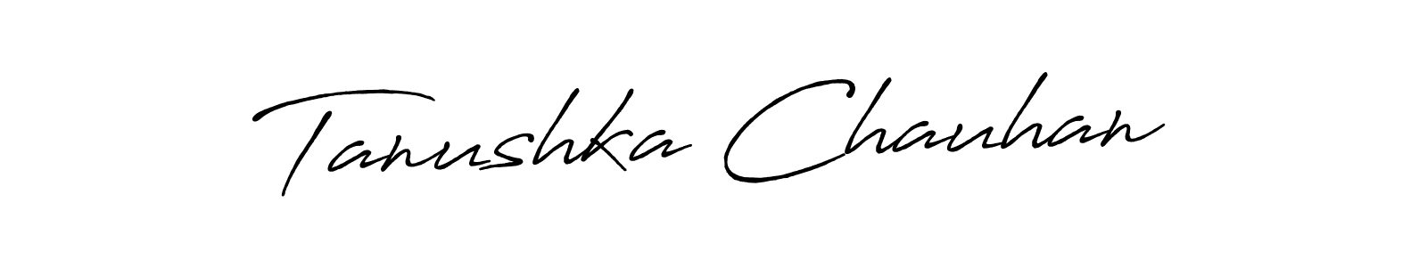 Similarly Antro_Vectra_Bolder is the best handwritten signature design. Signature creator online .You can use it as an online autograph creator for name Tanushka Chauhan. Tanushka Chauhan signature style 7 images and pictures png