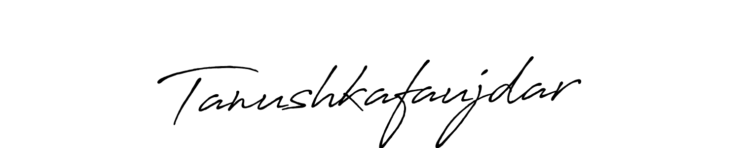 Also You can easily find your signature by using the search form. We will create Tanushkafaujdar name handwritten signature images for you free of cost using Antro_Vectra_Bolder sign style. Tanushkafaujdar signature style 7 images and pictures png