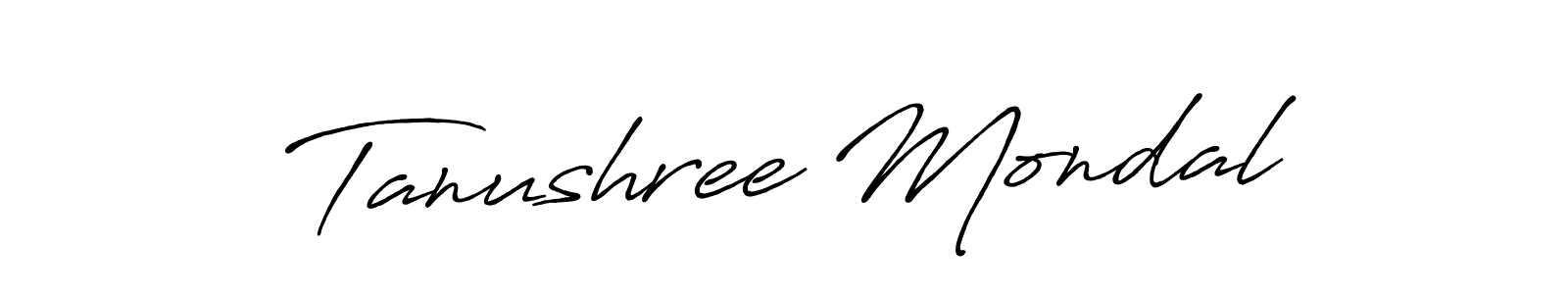 You should practise on your own different ways (Antro_Vectra_Bolder) to write your name (Tanushree Mondal) in signature. don't let someone else do it for you. Tanushree Mondal signature style 7 images and pictures png