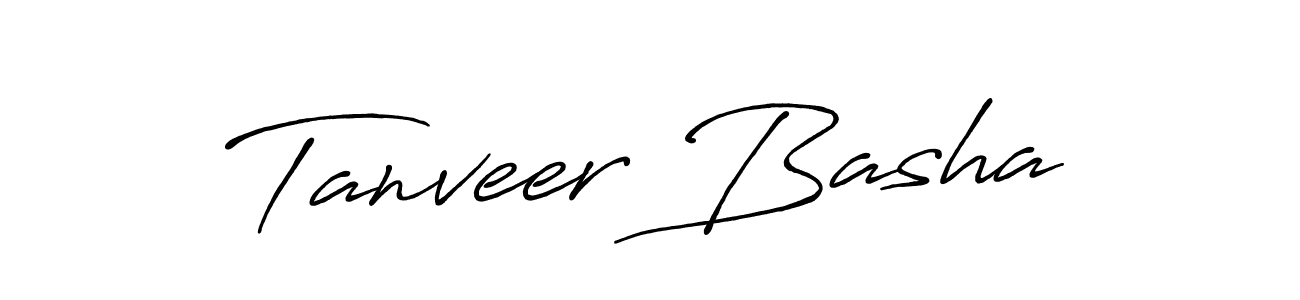 It looks lik you need a new signature style for name Tanveer Basha. Design unique handwritten (Antro_Vectra_Bolder) signature with our free signature maker in just a few clicks. Tanveer Basha signature style 7 images and pictures png