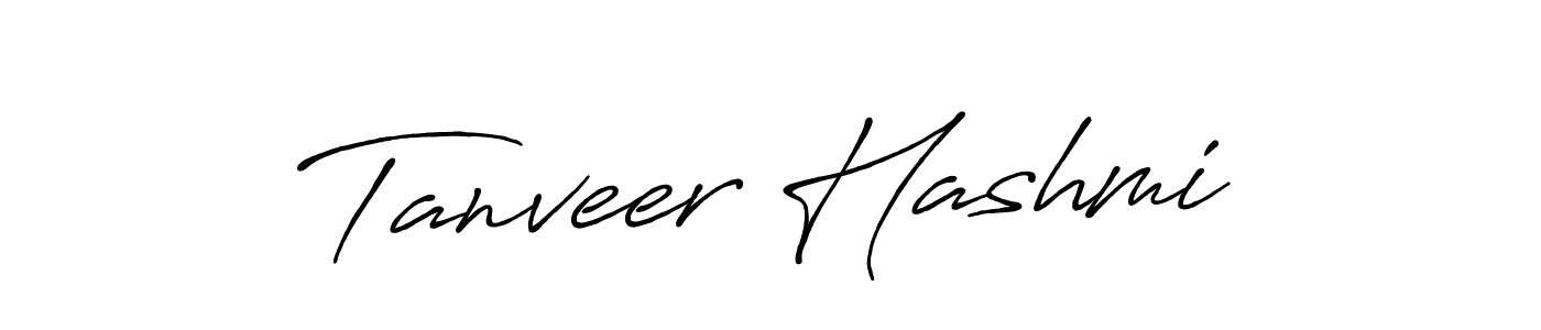 How to make Tanveer Hashmi signature? Antro_Vectra_Bolder is a professional autograph style. Create handwritten signature for Tanveer Hashmi name. Tanveer Hashmi signature style 7 images and pictures png