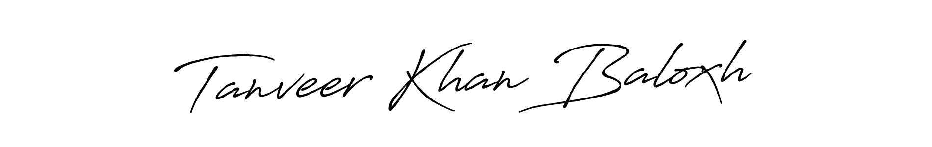Make a beautiful signature design for name Tanveer Khan Baloxh. Use this online signature maker to create a handwritten signature for free. Tanveer Khan Baloxh signature style 7 images and pictures png