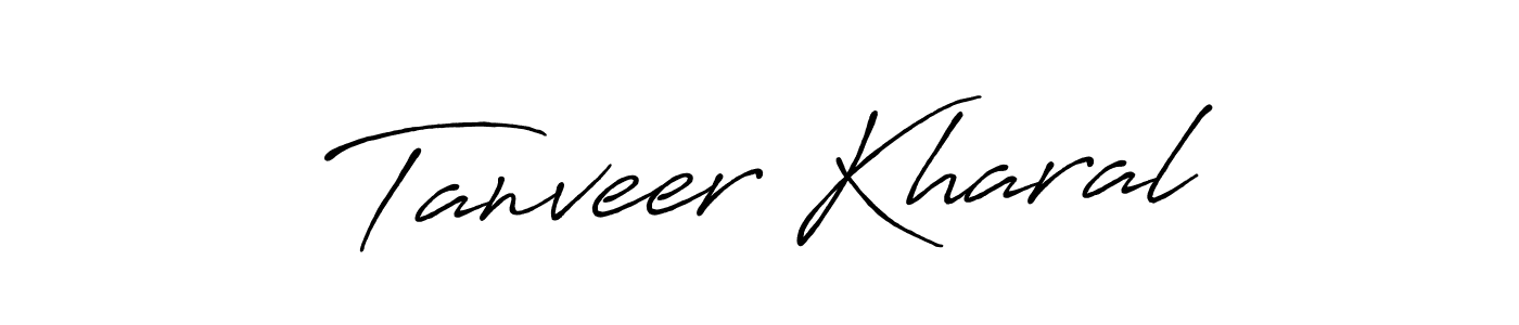 It looks lik you need a new signature style for name Tanveer Kharal. Design unique handwritten (Antro_Vectra_Bolder) signature with our free signature maker in just a few clicks. Tanveer Kharal signature style 7 images and pictures png