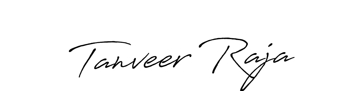 The best way (Antro_Vectra_Bolder) to make a short signature is to pick only two or three words in your name. The name Tanveer Raja include a total of six letters. For converting this name. Tanveer Raja signature style 7 images and pictures png